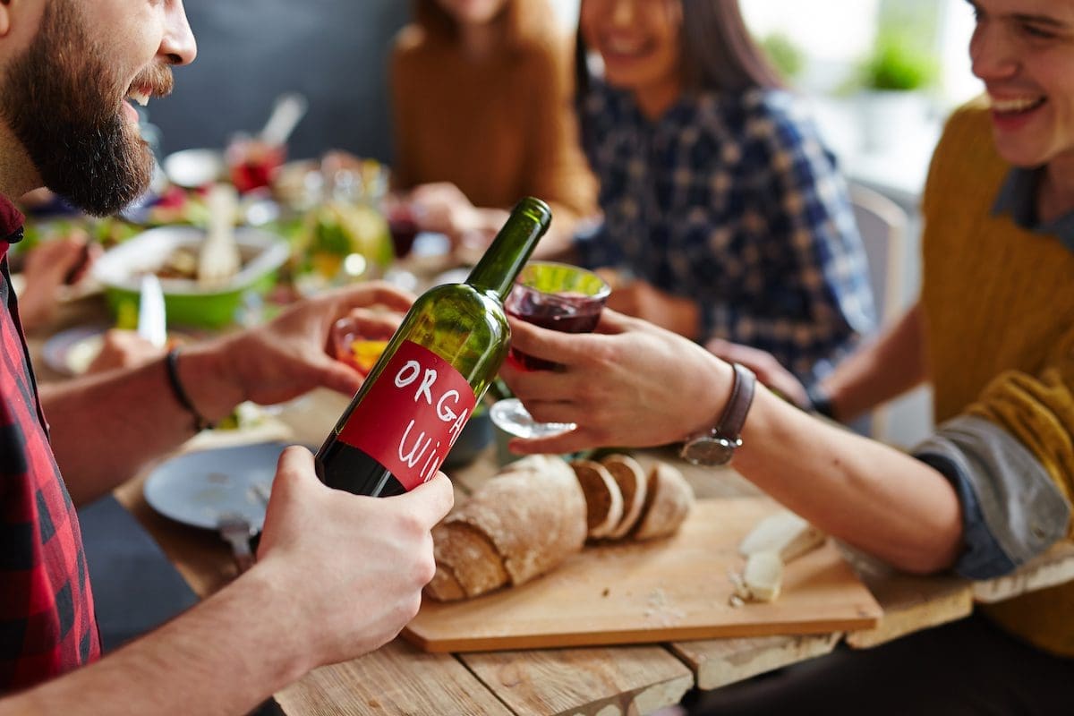 Treating high blood pressure with wine