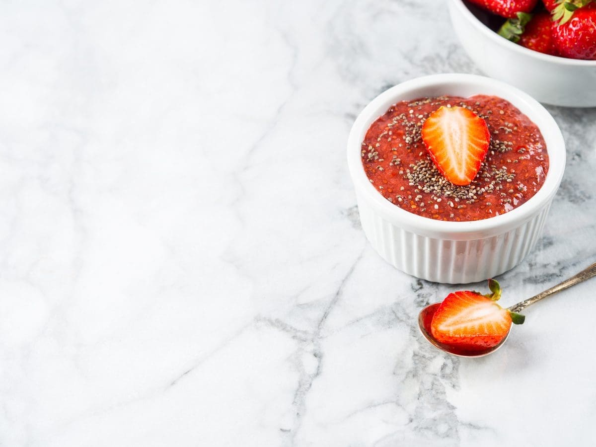 Strawberry chia jam