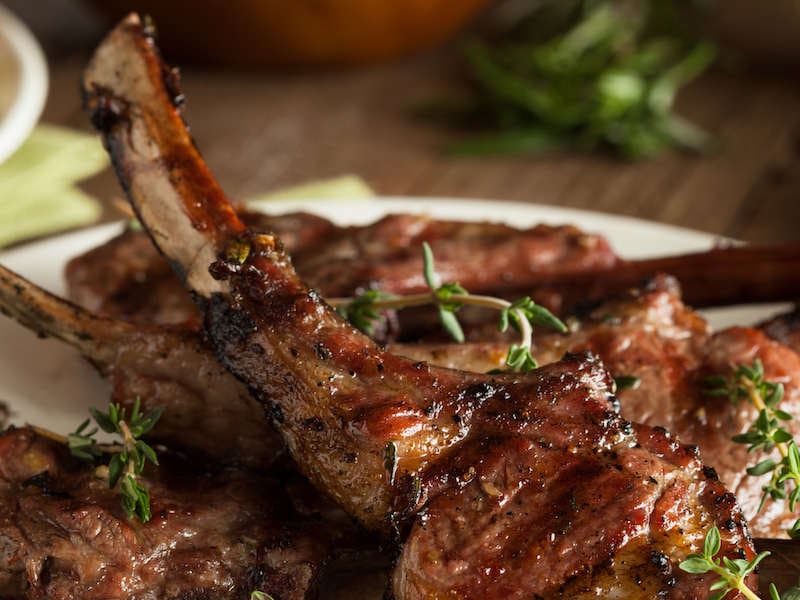 Garlic ghee lamb chops El Paso TX