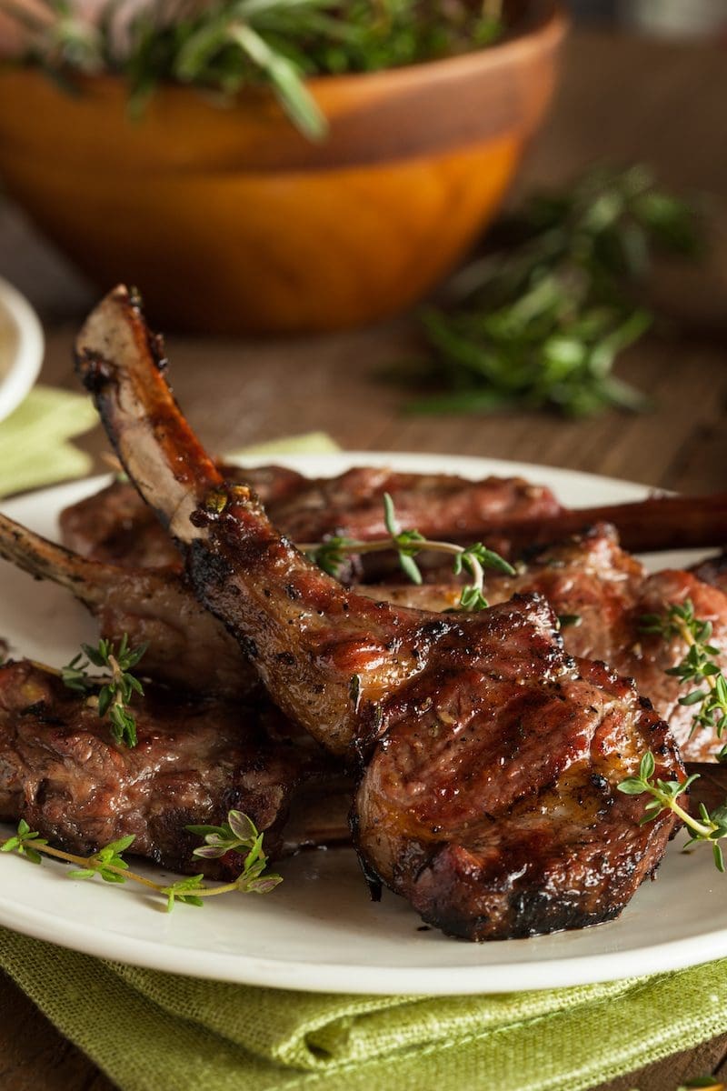 Garlic ghee lamb chops El Paso TX