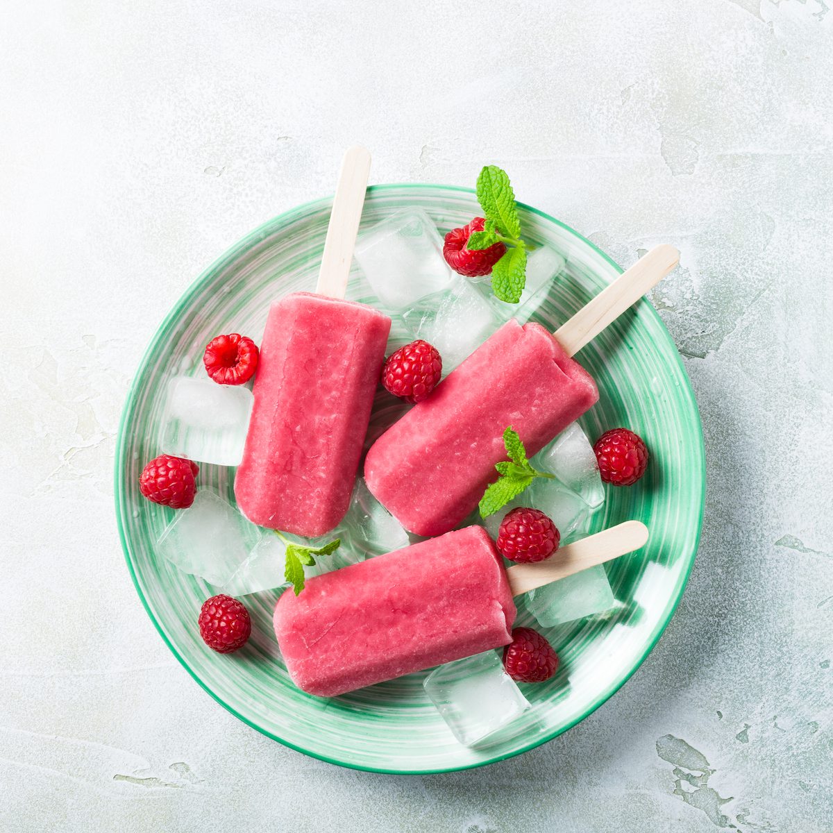 Raspberry Popsicles