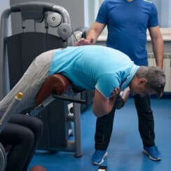 Back Extension Machine for Core Stability and Recovery